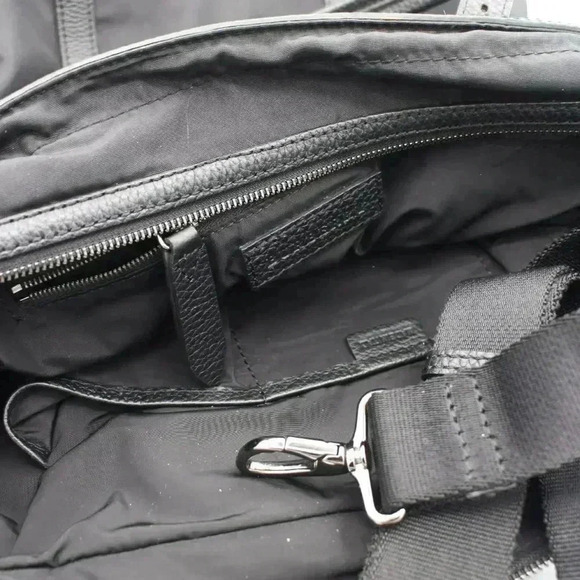 Burberry Urban Black Large Black Nylon/Leather trim 2 way bag - Picture 14 of 16